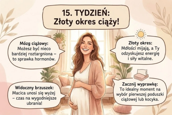 15 Objawy ciąży w 15 tygodniu ciąży